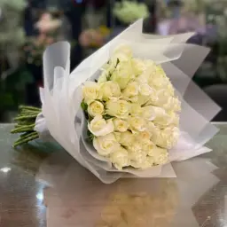 White Rose Bouquet 3